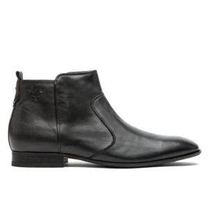 Officielle KOST Boots Cuir Noir Homme 25