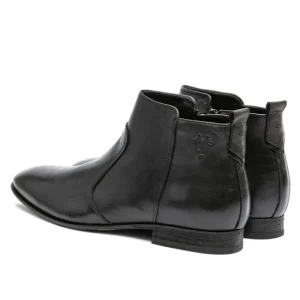 Officielle KOST Boots Cuir Noir Homme 31