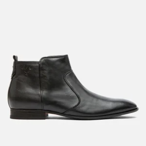 Officielle KOST Boots Cuir Noir Homme 19