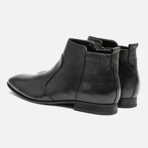 Officielle KOST Boots Cuir Noir Homme 15