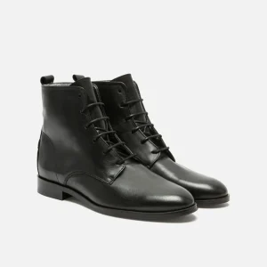 KOST Boots Cuir Noir Femme Distributeur Officiel 33