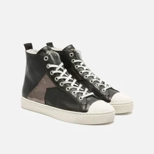 KOST Sneakers Noir Cuir Tannage Végétal Femme aux meilleurs prix 23