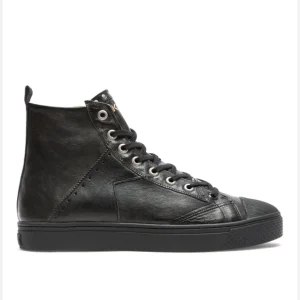 vente en ligne KOST Sneakers Cuir Tannage Végétal Noir Homme 15