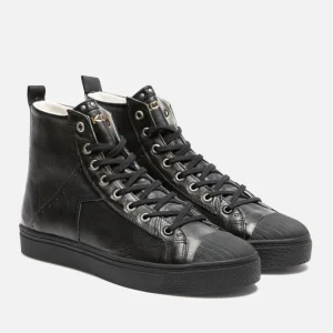 vente en ligne KOST Sneakers Cuir Tannage Végétal Noir Homme 27