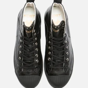 vente en ligne KOST Sneakers Cuir Tannage Végétal Noir Homme 29