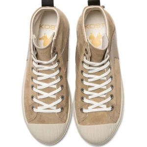 Vente KOST Sneakers Éco-responsable Croûte Velours Beige Femme 17