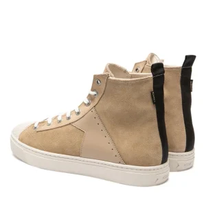 Vente KOST Sneakers Éco-responsable Croûte Velours Beige Femme 19