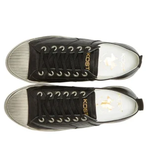 KOST Sneakers Noires Cuir Tannage Végétal Femme mode 17