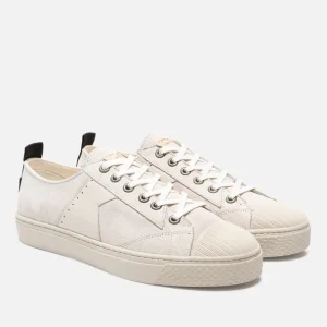 outlet soldes KOST Sneakers Éco-responsable Croûte Velours Écru Homme 25