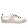 KOST Sneakers Toile Oeko-Tex Écru-Rose Femme soldes en ligne 13