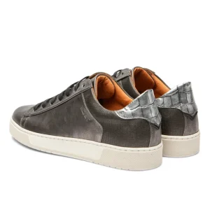 KOST Sneakers Cuir Argent Femme boutique en ligne 29