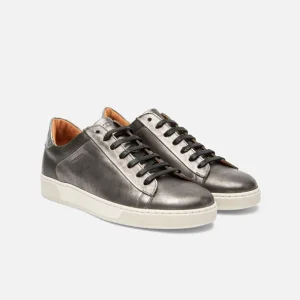 KOST Sneakers Cuir Argent Femme boutique en ligne 21