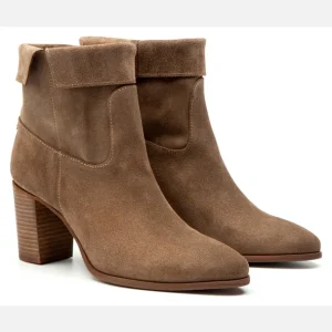 Service Clients Dédié KOST Boots Croûte Velours Taupe Femme 15