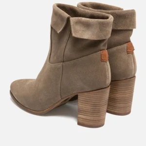 Service Clients Dédié KOST Boots Croûte Velours Taupe Femme 25