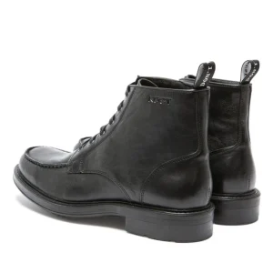 mode KOST Boots Cuir Tannage Végétal Noir Homme 19