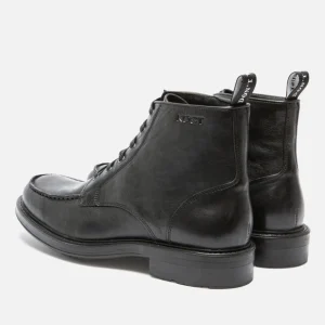 mode KOST Boots Cuir Tannage Végétal Noir Homme 29