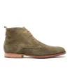 en france KOST Chukka Boots Croûte Velours Made In France Vert Homme 35