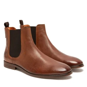 KOST Chelsea Boots Cuir Marron Homme magasin 26