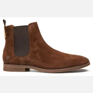 comparez les prix KOST Chelsea Boots Croûte Velours Marron Homme 19