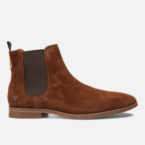 comparez les prix KOST Chelsea Boots Croûte Velours Marron Homme 29