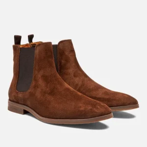 comparez les prix KOST Chelsea Boots Croûte Velours Marron Homme 31