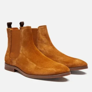 KOST Chelsea Boots Croûte Velours Marron Homme à prix très bas 33