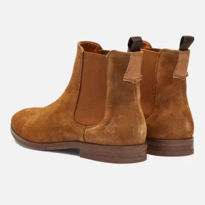 KOST Chelsea Boots Croûte Velours Marron Homme à prix très bas 15