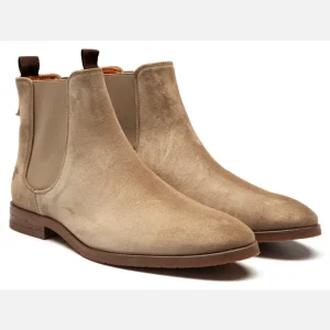 KOST Chelsea Boots Croûte Velours Marron Homme grande popularité 21