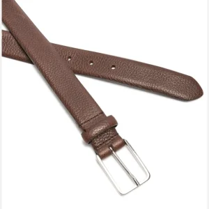 KOST Ceinture Made In France Cuir Tannage Végétal Marron Homme grossiste en ligne 14