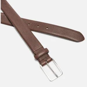 KOST Ceinture Made In France Cuir Tannage Végétal Marron Homme grossiste en ligne 22