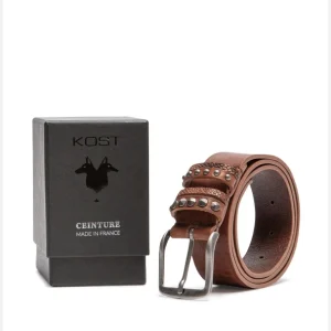 Achat KOST Ceinture Made In France Cuir Tannage Végétal Marron 16