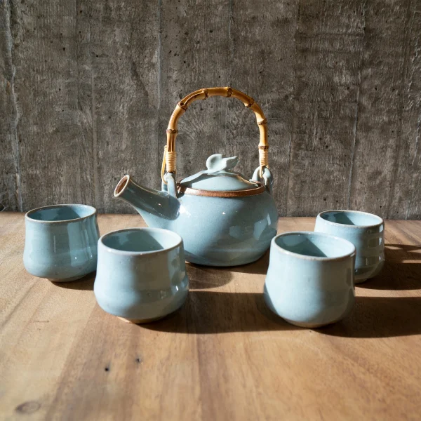 MARNIC DELANGE Tea Pot Light Blue Glazing Boutique 5