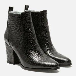 KOST Bottines à Talons Cuir Effet Croco Femme excellent qulity 19