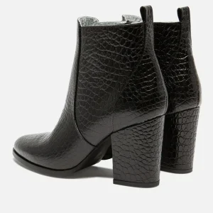 KOST Bottines à Talons Cuir Effet Croco Femme excellent qulity 15