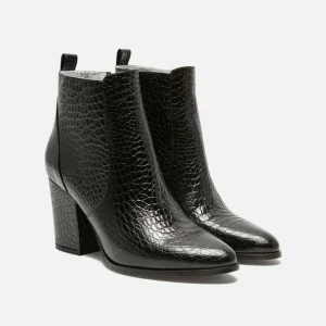 KOST Bottines à Talons Cuir Effet Croco Femme excellent qulity 21