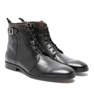 KOST Boots Cuir Tannage Végétal Noir Homme boutique en france 14