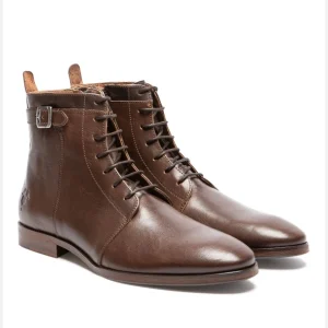 KOST Boots Cuir Tannage Végétal Marron Homme boutique pas cher 14