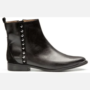 KOST Boots Croûte Velours Noir Femme pas cher 18