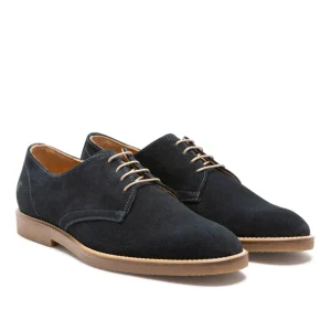 en ligne KOST Derbies Daim Bleu Marine Homme 14