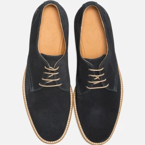 en ligne KOST Derbies Daim Bleu Marine Homme 26