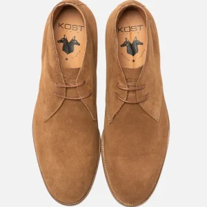 KOST Chukka Boots Croûte Velours Cognac Homme magasins pour 27