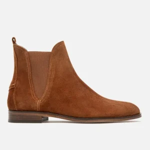 KOST Chelsea Boots Croûte Velours Cognac Femme marque pas cher en ligne 17