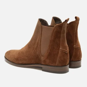 KOST Chelsea Boots Croûte Velours Cognac Femme marque pas cher en ligne 15