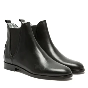 france KOST Chelsea Boots Cuir Noir Femme 25