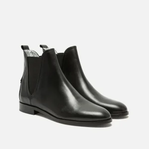 france KOST Chelsea Boots Cuir Noir Femme 33