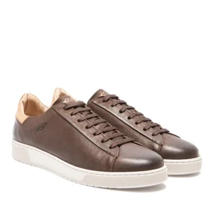 Neuve avec étiquette KOST Sneakers Cuir Tannage Végétal Marron Homme 15