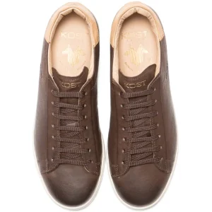 Neuve avec étiquette KOST Sneakers Cuir Tannage Végétal Marron Homme 17