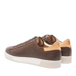 Neuve avec étiquette KOST Sneakers Cuir Tannage Végétal Marron Homme 19