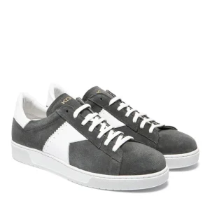 KOST Sneakers Croûte Velours Gris Mixte Large choix en ligne 15