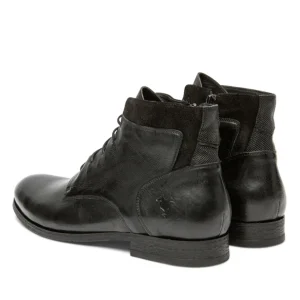 KOST Boots Cuir à Lacets Noir Homme site soldes 29